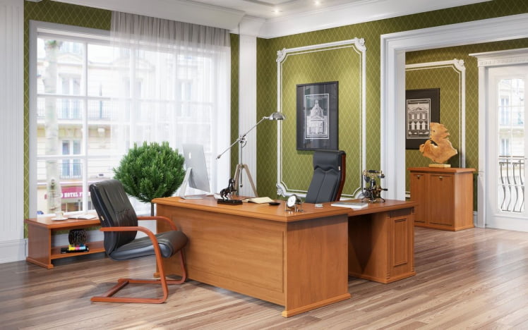 Кабинет руководителя Raut №2 Орех Даллас_0