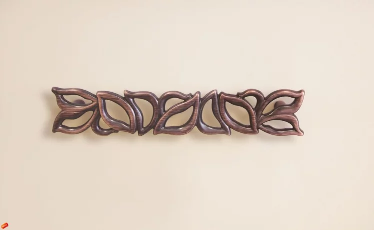 Шкаф трехдверный с зеркалом Катрин 92.12 Дуб венге Белый песок Браун вуд_5