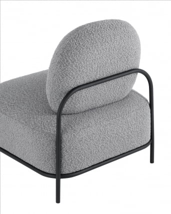 Кресло Стоун new ткань букле серый_6