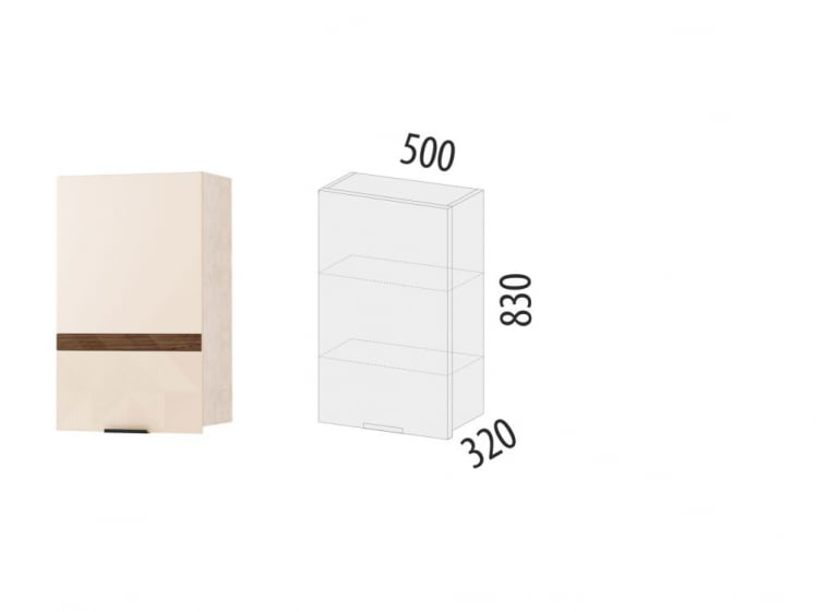 Шкаф кухонный (лев/прав) Дакота 103.10_1