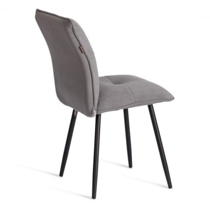 Стул обеденный Sweet велюр, серый/черный, 29, 46х55х88_3
