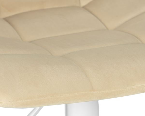 Стул барный DOBRIN TAILOR WHITE (бежевый велюр (MJ9-10)) 2 шт_7