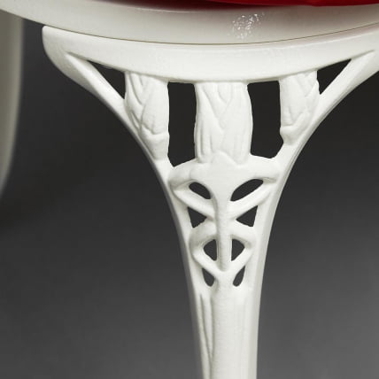 Скамья Secret De Maison Strauss (Штраус) + подушка алюминиевый сплав, 99*56*76, butter white_4