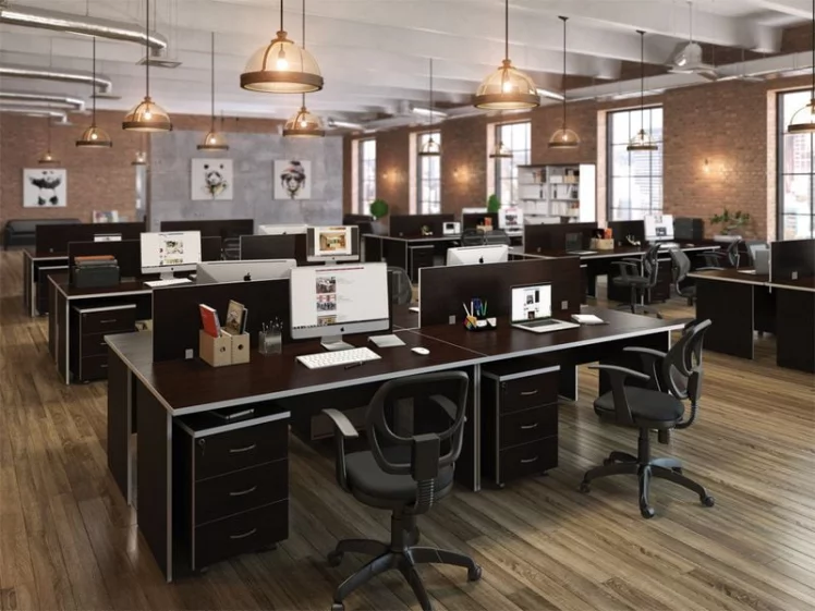 Комплект мебели для персонала Swift 01 Темный дуб_0