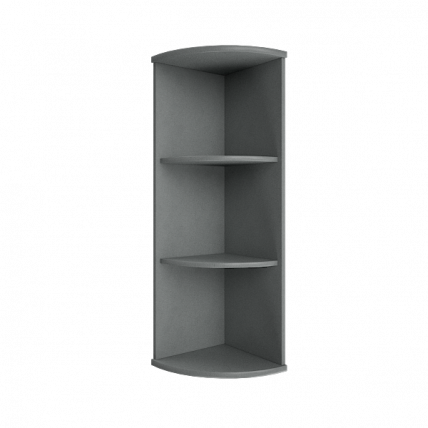 Стеллаж средний угловой Riva А.УС-2 Серый_0
