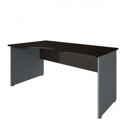 Стол криволинейный левый Riva А.СА-1 Л Венге/Металлик_0