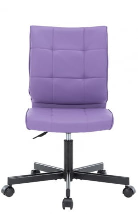 Кресло для персонала Everprof EP-300 Экокожа Сиреневый_1