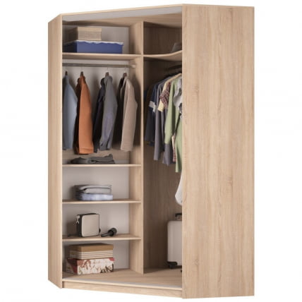 Шкаф-купе YA-230х1400-718-3(Белый-D4D4)_1