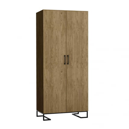 Шкаф двухстворчатый Лофт без зеркал Дуб Табак / Loft_0