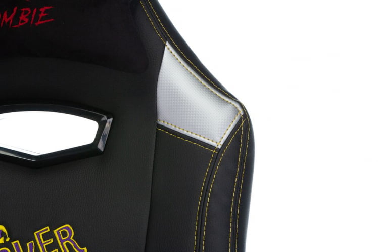 Геймерское кресло Zombie HERO JOKER Черный-фиолетовый_5