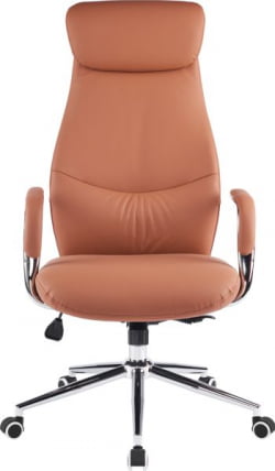 Кресло руководителя Everprof Bell Экокожа Коричневый_1