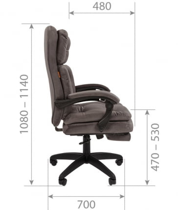 Кресло руководителя CХАИРМАН ДОМ (Хоме) 442 Коричневый / CHAIRMAN (Home)_5