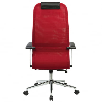 Кресло руководителя BRABIX PREMIUM Ultimate EX-801 хром Черное/красное_2