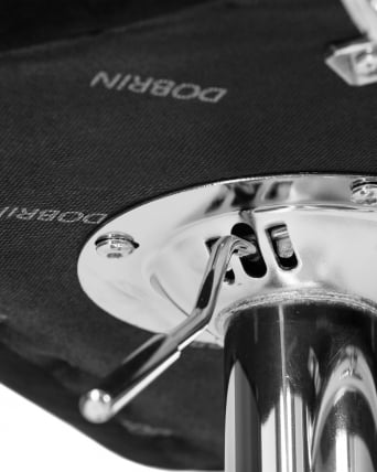 Стул барный DOBRIN KRUGER ARM Черный велюр MJ9-101_9