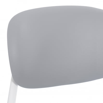 Стул ADORE (mod. XRB-1025) пластик, серый / белый (grey / white), 41 х 53 х 81,5 см_7