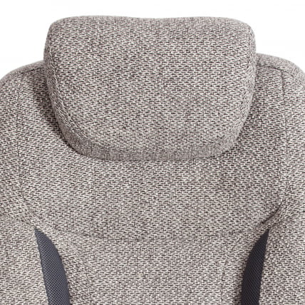 Кресло офисное Труст (макс) ткань, серый/серый, МДЖ190-21/ТВ-12 / Trust (max) MJ190-21/TW-12_7