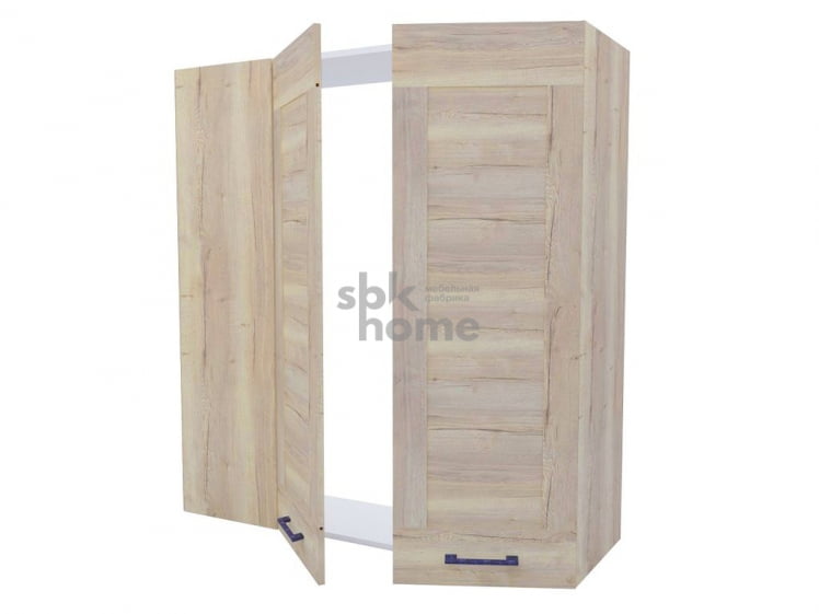 Пенал угловой ПУ-1216 (720), Дублин (1216*400*1308) Дуб галифакс белый, 21673 _1