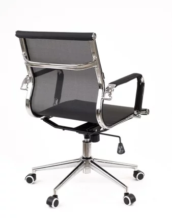 Кресло для персонала Opera LB T сетка Черный_3