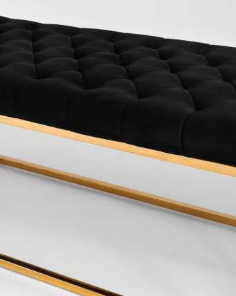 Банкетка ИНСИГНИЯ велюр Черный_3