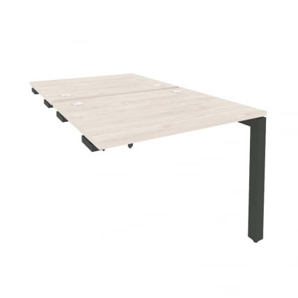 Стол-приставка двойной на П-образном м/к к опорным элем. ONIX O.MP-D.SPR-1.8 Денвер Светлый/Антрацит_0