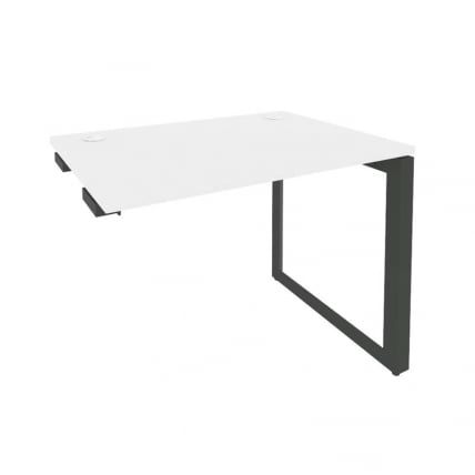 Стол-приставка на О-образном м/к к опорным элементам ONIX O.MO-SPR-1.7 Белый Бриллиант/Антрацит_0