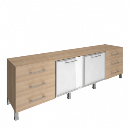 Тумба модульная четырехсекционная YALTA LT-TS 4.2R Акация Лорка_0