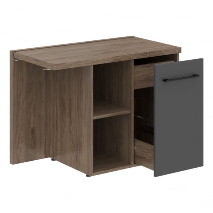 Тумба приставная MORRIS TREND MCRT 1055(L/R) Антрацит Кария Пальмира_0