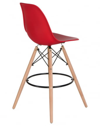 Стул барный ДОБРИН ДСВ БАР Красный Р-02 / DOBRIN DSW BAR R-02_2