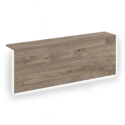 Накладка с подсветкой прямая высокая на 2 модуля О.R-F.MP.V-118 ONIX О.R-NP.V-118.2.S Тиквуд Темный_0