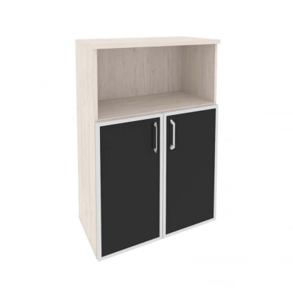 Шкаф средний широкий ONIX O.ST-2.2R black Денвер Светлый_0