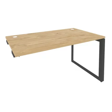 Стол-приставка на О-образном м/к к опорным элементам ONIX O.MO-SPR-4.8 Тиквуд Светлый/Антрацит_0