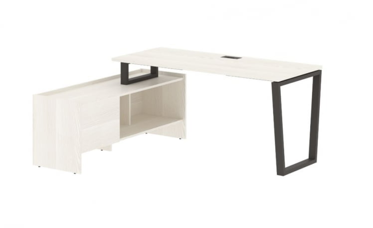 Стол с тумбой EDIS EVCT 17614 Ясень Траун Мокко_0