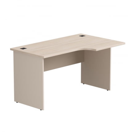 Стол эргономичный с опорами ЛДСП Everprof EVO 254S113 (правый) Дуб Соната Кашемир_0