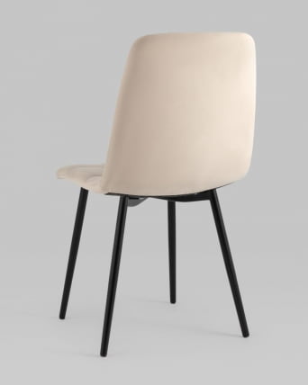 Стул Oliver велюр Бежевый_4