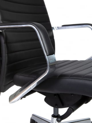 Кресло руководителя СИЕНА M кожа Черный_5