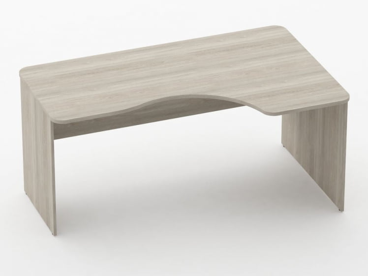 Стол угловой Glassy 1.14.16Пр Дуб сантана светлый_0