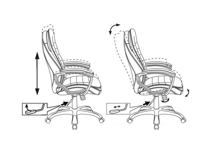Кресло руководителя Бюрократ T-9950LT/Boroko-37_4