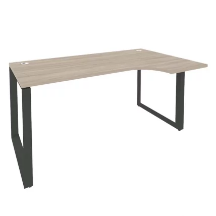 Стол эргономичный правый на О-образном м/к ONIX O.MO-SA-1R Дуб Аттик/Антрацит_0