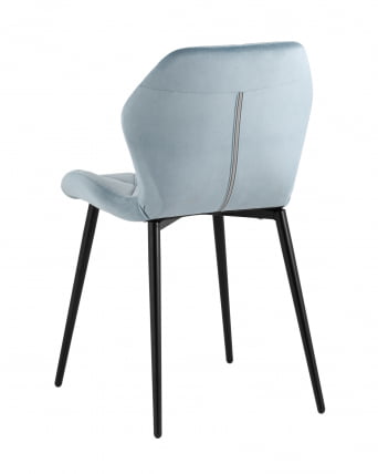 Стул обеденный Эдвин велюр Пыльно-голубой_5