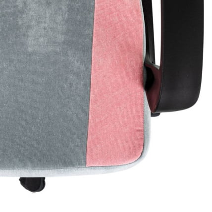 Кресло компьютерное BRABIX Forcer GM-127, 2 подушки, ткань, розовое/серое_8