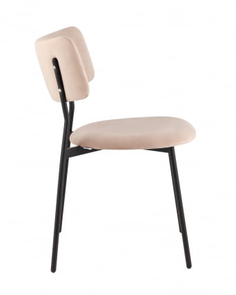 Стул Амелия велюр бежевый_2