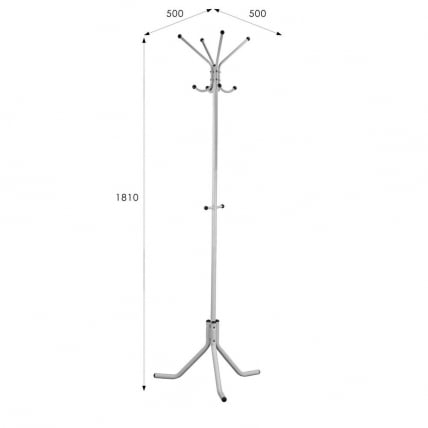 Вешалка напольная Пико 3 Белый_9
