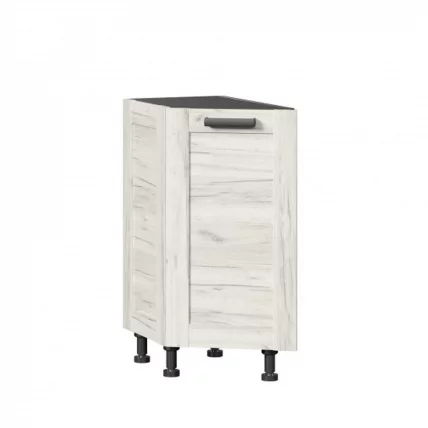 Тумба кухонная окончание 350 Винченца ЛД 234.220.000.060 Черный Дуб Крафт белый_0