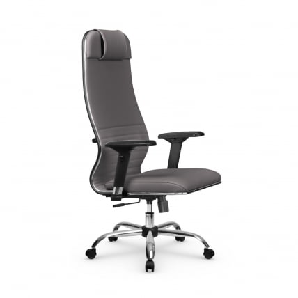 Кресло руководителя Мetta L 1m 38K2/4D Infinity Easy Clean (MPES) Комплект 7 Серое_1