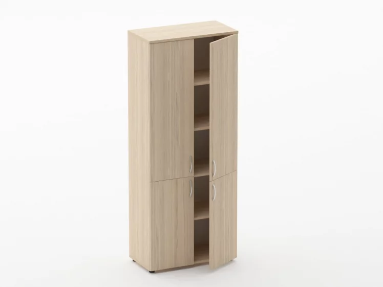 Шкаф высокий закрытый Glassy 6.19.131 Орех_1