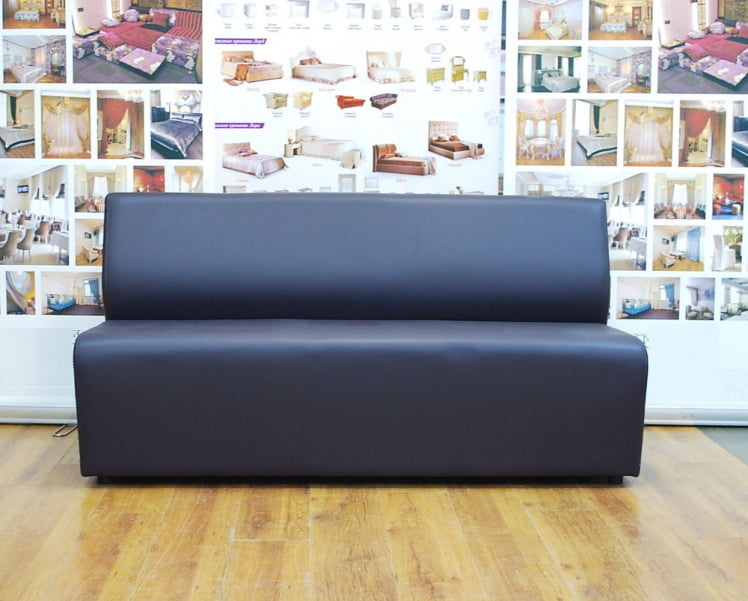 Диван офисный Диванная секция Итон тройная без подлокотников Antracite_1