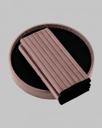 Пуф складной с ящиком Store Round пыльно-розовый_3