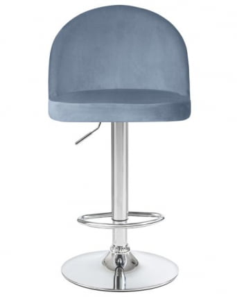 Стул барный ДОБРИН МИЛАНА (пудрово-голубой велюр (МДЖ9-74)) 2 шт / DOBRIN MILANA (MJ9-74))_6