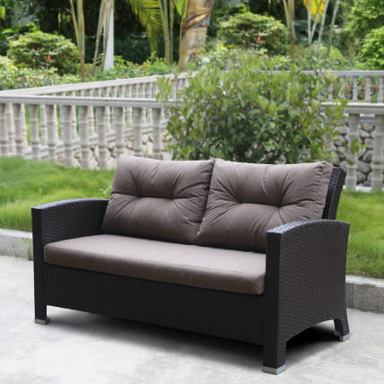 Плетеный диван из искусственного ротанга AFM-205B Brown/Light brown_0