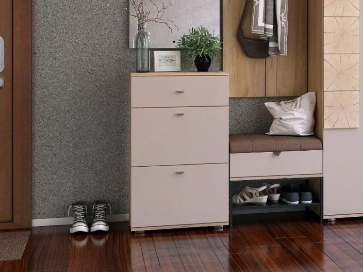 Комплект мебели для прихожей Фиджи ЛД №2 Дуб золотой Кашмир_2